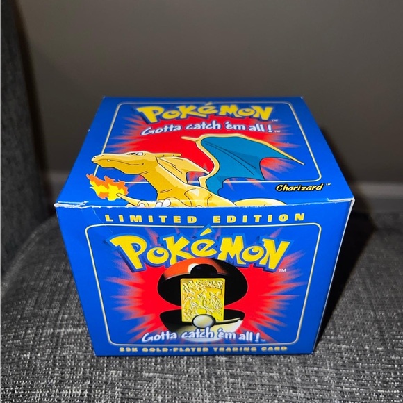 Pokemon Limited Edition Blue Trading Card Box